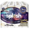 Splesh Quilted Luna Bloom 3-Ply Luxury Scented Toilet Tissue Paper, 72 Rolls
