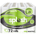 Splesh Toilet Roll Eco-Friendly, Soft & Quilted, Aloe Vera (72 Rolls)