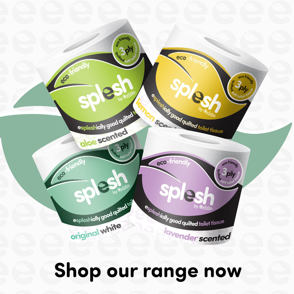 Splesh Toilet Roll, Soft & Quilted Eco-Friendly Lavender, 72 Rolls